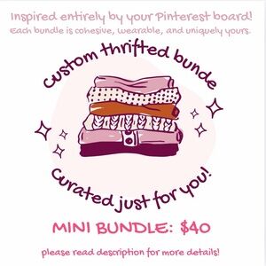 Custom Pinterest-Inspired Thrift Bundle | Curated Just for You ✨ MINI BUNDLE